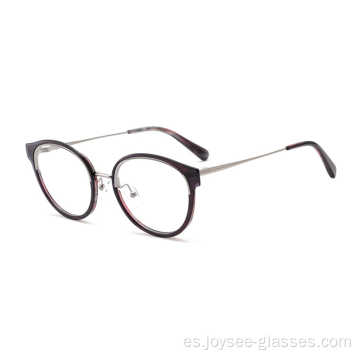 Nuevos estilos de gafas de moda redondas marco de gafas de moda para hombres y mujeres